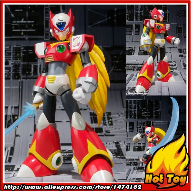 100% Оригинальные Bandai Tamashii Наций D-искусство фигурку-Zero (тип 2) от "Megaman/Рокман"