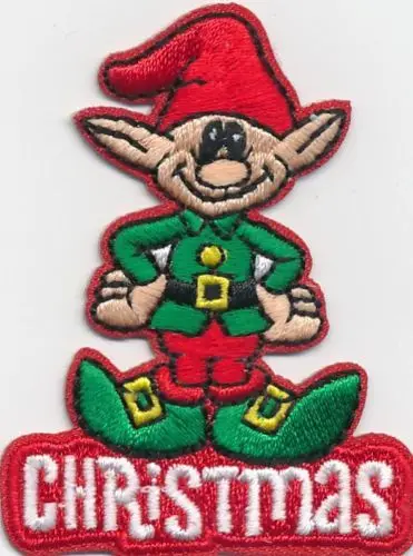 Girl Boy Cub CHRISTMAS ELF Event Project PARTY Patches Crests Badges SCOUT GUIDE-2.1-2.8