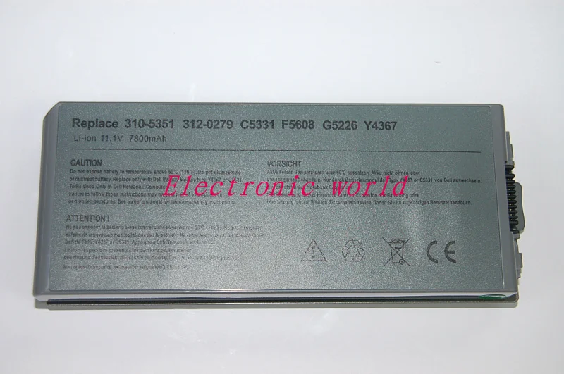 JIGU Новый 9 cell батареи ноутбука 310-5351 312-0279 C5331 C5340 D5505 D5540 F5608 G5226 Y4367 для dell Latitude D810 точность M70