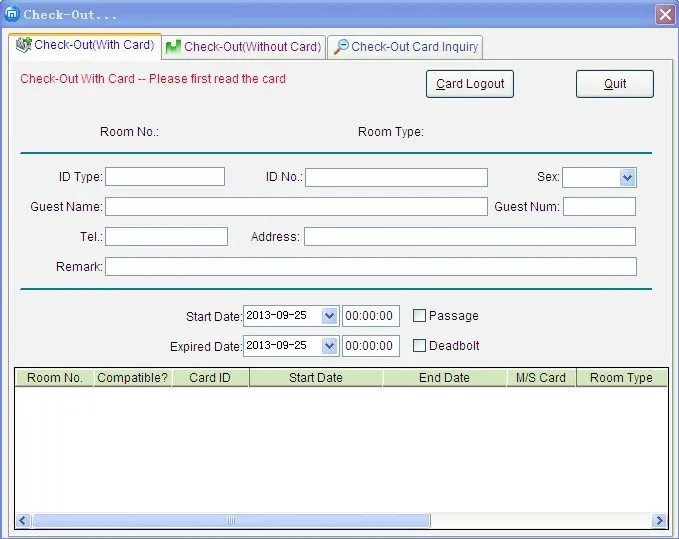 M1 software check-out