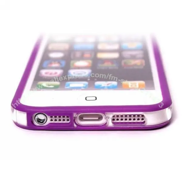 100 шт./лот DHL. мягкий ТПУ бампер для iPhone 5 5G, силиконовый чехол для iPhone 5 с розничной упаковке