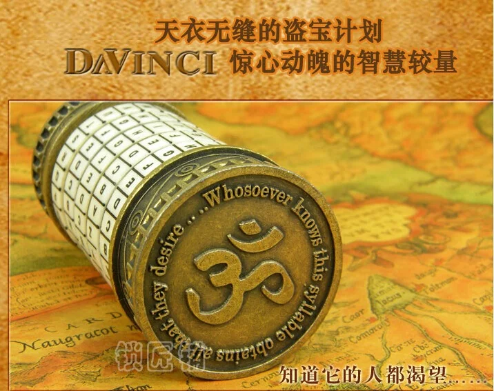 5 алфавитный замок бак камеры подставка Da Vinci кодовый замок комнаты блокирующий замок для реальной жизни Номер esc игры Реквизит