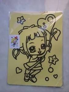 100pcs/lot DIY Color Sand art kits, kids party toys, Many degisns mixed_toyo, children outdoor toys