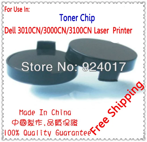 Для Dell 3000 3010 3010cn 3000cn принтер тонера чип, для Dell 310-5726 310-5737 5738 5739 Заправка тонер-картридж hp Ch, 4k+ 2k