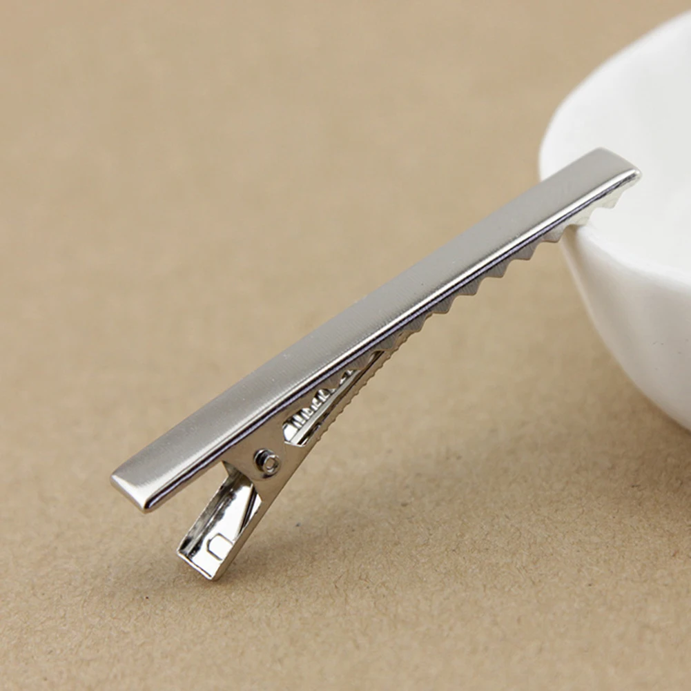 Buy 20 Pcs Flat Metal Single Prong Alligator Clips