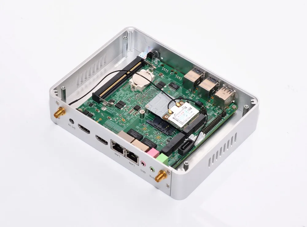 2016 Новый двойной Lan Мини ПК M150S celeron N3150 четырехъядерный X86 6 Вт низкая мощность