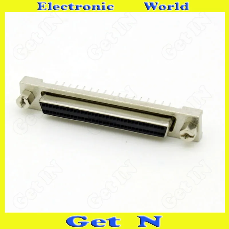 2 шт. SCSI разъем scsihdb68p женской головы на 180 градусов адаптер scsi68p женский Staight разъем, гнездо