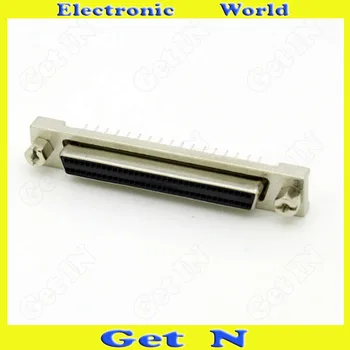

2pcs SCSI Connector SCSIHDB68P Female Head 180 Degree Adapter SCSI68P Female Staight Plug Jack Socket