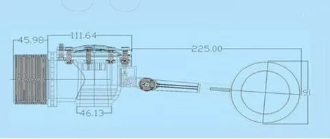 MJ-DN65AC пластиковый поплавковый клапан