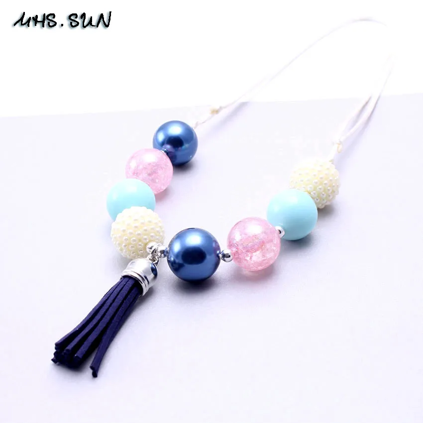 Ожерелье MHS.SUN с бусинами для девочек милое Модное детское колье