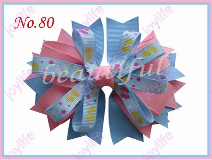 Новые 500 шт 4,5 Роман Махаон гнездо волосы луки rose Изысканная заколка для волос бант для волос для девочек