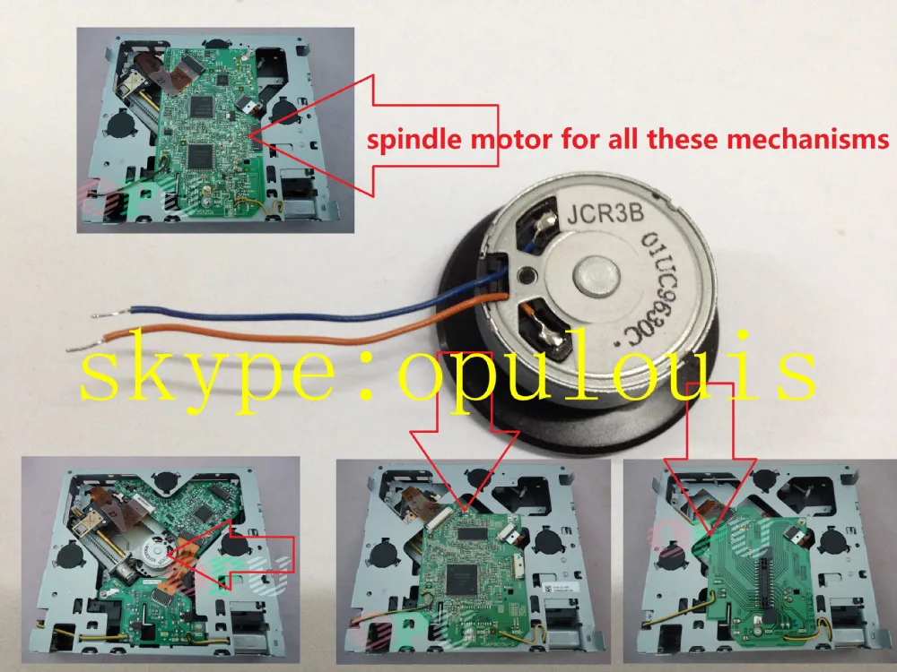 Matsushita DC мотор шпинделя JCR3B для механизма автомобиля CD Toyota Opel mercedes навигации автомобиля радио