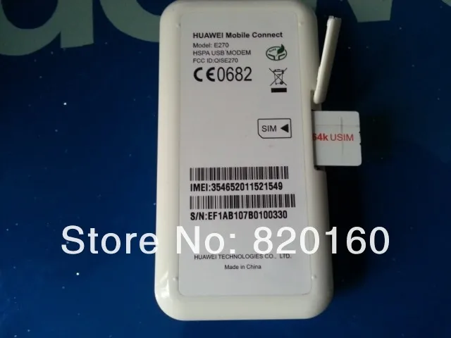 Huawei E270 3g мобильного широкополосного доступа разблокирована usb-модем HSPA