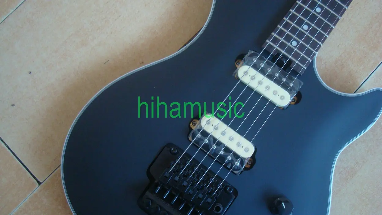Новая модель EVH Ван Хален Вольфганг матовый черный матовый гитары Пикапы зебры roswewood гриф супер custom shop