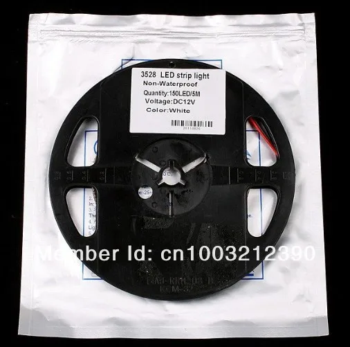 SMD3528-150 гибкий светодиодный полосы 30 светодиодный s за метр, белый/теплый белый/красный/зеленый/синий/желтый