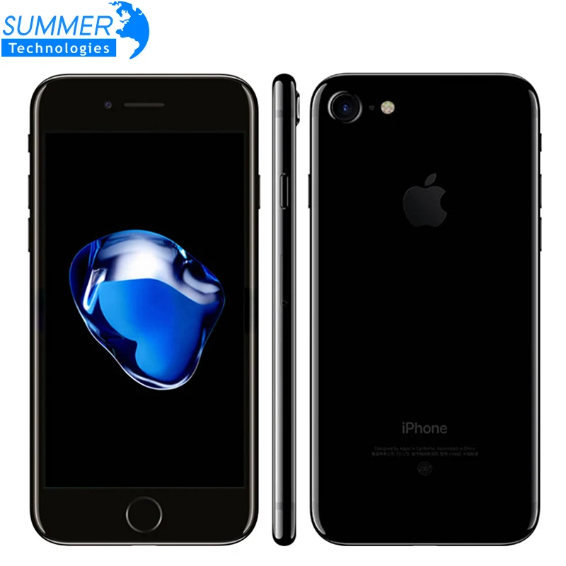 Original Unlock Apple iPhone 7 plus iOS 10 Quad Core A10 Mobile Phone 3GB RAM 32GB 128GB 256GB ROM Dual 12.0MP LTE Smartphone