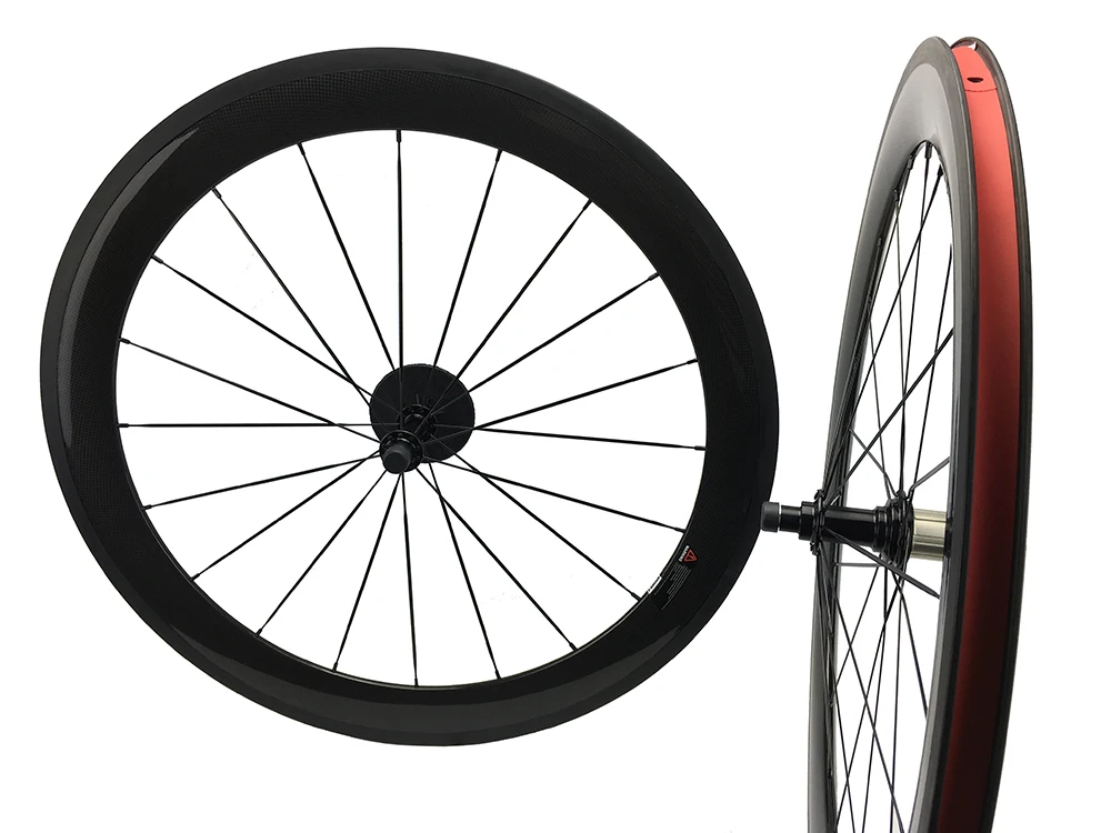 60mm carbon bike wheel 25mm width clincher 700c rear carbon fiber cycle wheel toray T700 back