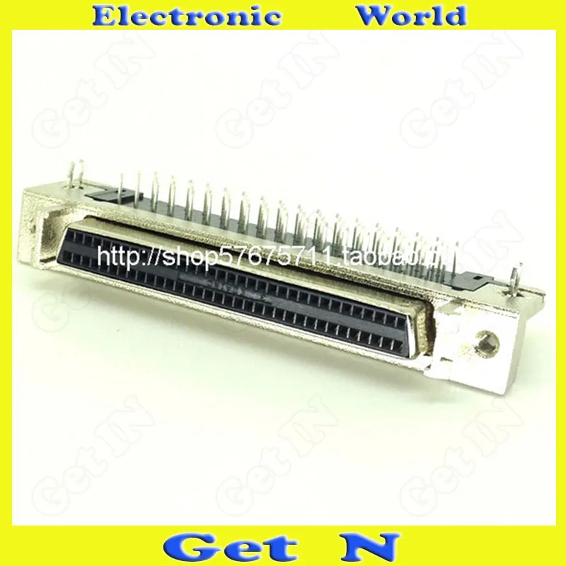 2 шт. SCSI разъем scsihdb68p женской головы на 180 градусов адаптер scsi68p женский Staight разъем, гнездо