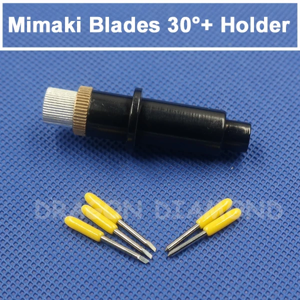 

Vinyl Plotter Machine 1pcs Mimaki blade holder and 5 pcs 30degree Vinyl Sticker Cutter machine Mimaki cutting Plotter Blades