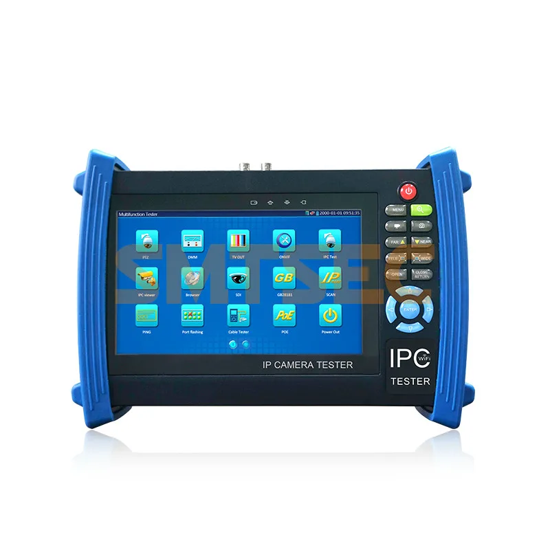 7 inch IP CCTV tester monitor analog cameras testing onvif 1080p TDR