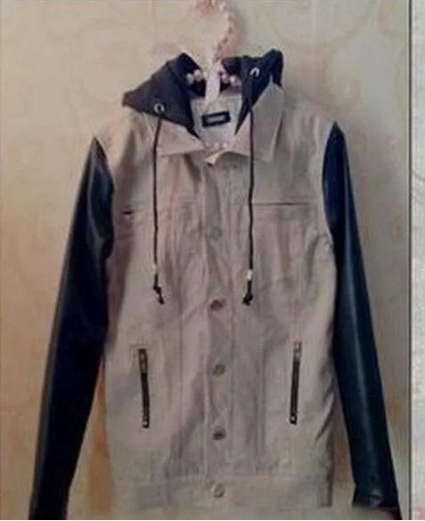 XS-5XL! Джастин Бибер Мужская одежда Джастин Бибер b с капюшоном джинсовая куртка Пальто Верхняя одежда размера плюс костюмы певицы для сцены