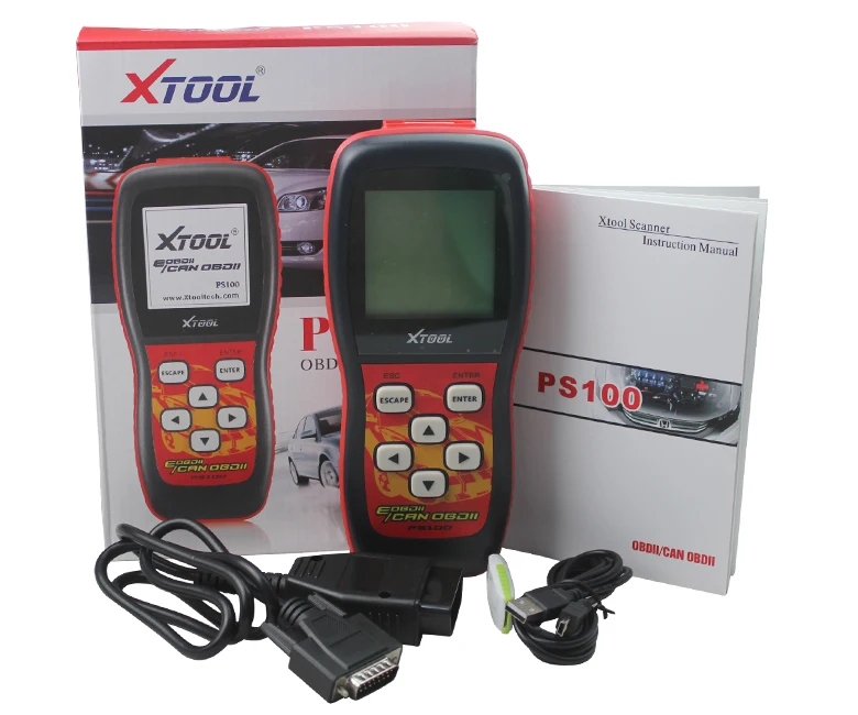 xtool PS100 OBDII может сканер с онлайн-обновлением PS 100 OBD2 стереть код неисправности