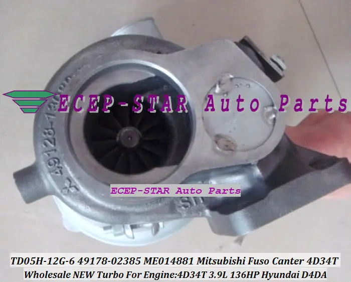 TD05H TD05H-14G-6 49178-02385 28230-45000 ME014881 Turbocharger for Mitsubishi Fuso Canter Engine 4D34T 3.9L 136HP (1)