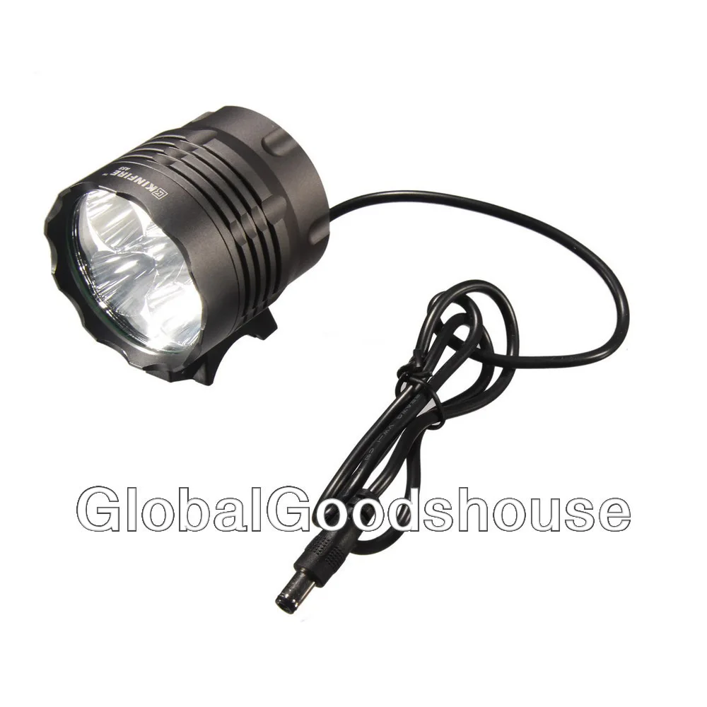 ; 10 шт./лот 6000Lm 5X CREE XM-L T6 светодиодный фонарь переднего лампа для велосипеда свет фар Водонепроницаемая велосипедная фара