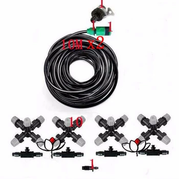 

12m 8/11mm Greenhouse balcony atomization cooling suits the new 5 head full atomization nozzle atomizing nozzle 8 mm thick tube