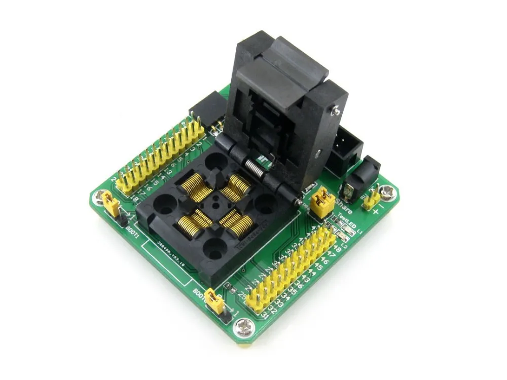 STM32-QFP48 QFP48 LQFP48 STM32F10xC STM32L15xC yamichi IC тестовая розетка программируемый Адаптер 0,5 мм шаг