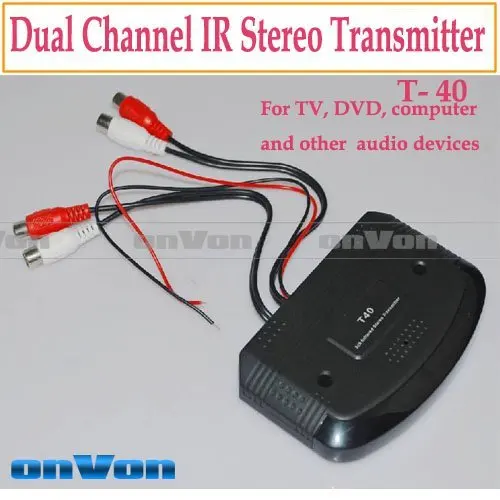 IR Transmitter Dual Channel Stereo 