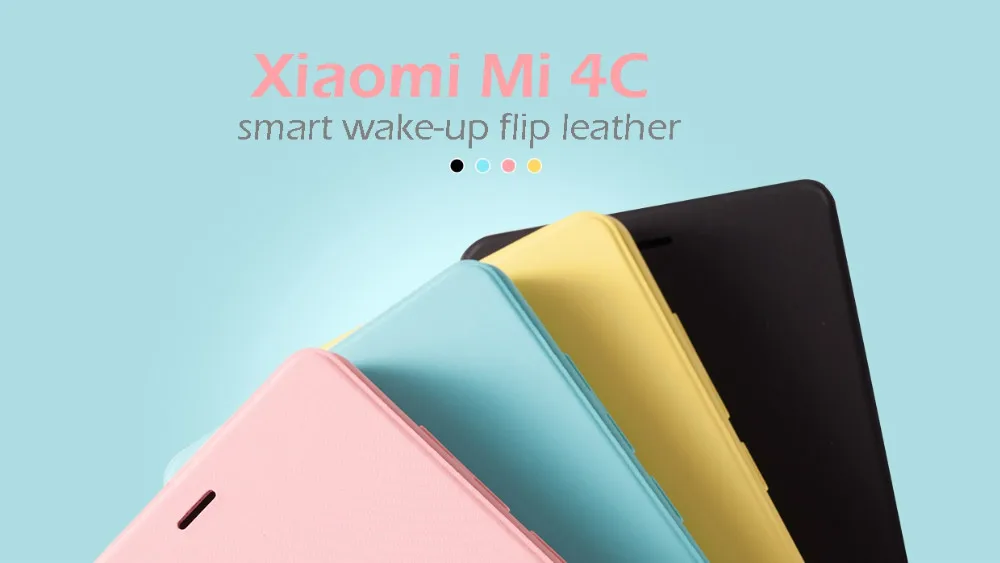 Флип-чехол xiaomi mi4c mi 4c для xiaomi mi 4c smart wake-up Flip кожаный чехол Модный флип-чехол