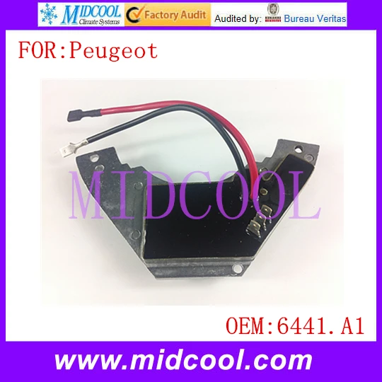 Calentador Motor Del Ventilador Resistor Para Peugeot 306 6441a1