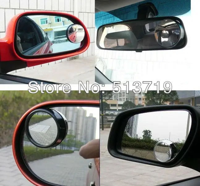 Драйвер 2 боковые широкоугольные круглые выпуклые автомобильные зеркала заднего вида