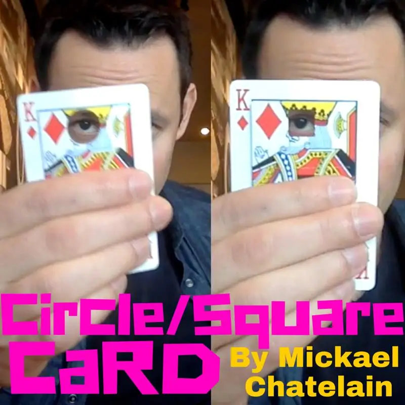 Квадратные круглые карточки от Mickael Chatelain magic