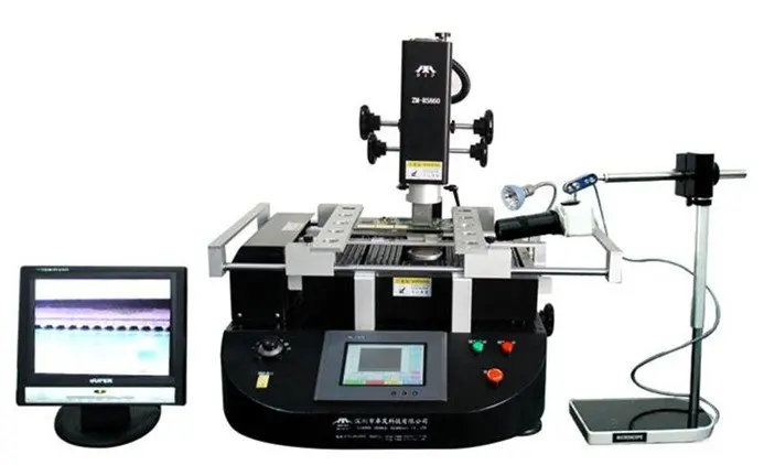 Saike 898D 2 in 1 Soldering Station Hot Air Gun+Iron