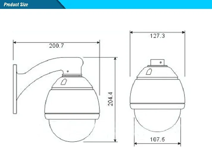 AHD High Speed Dome Camera