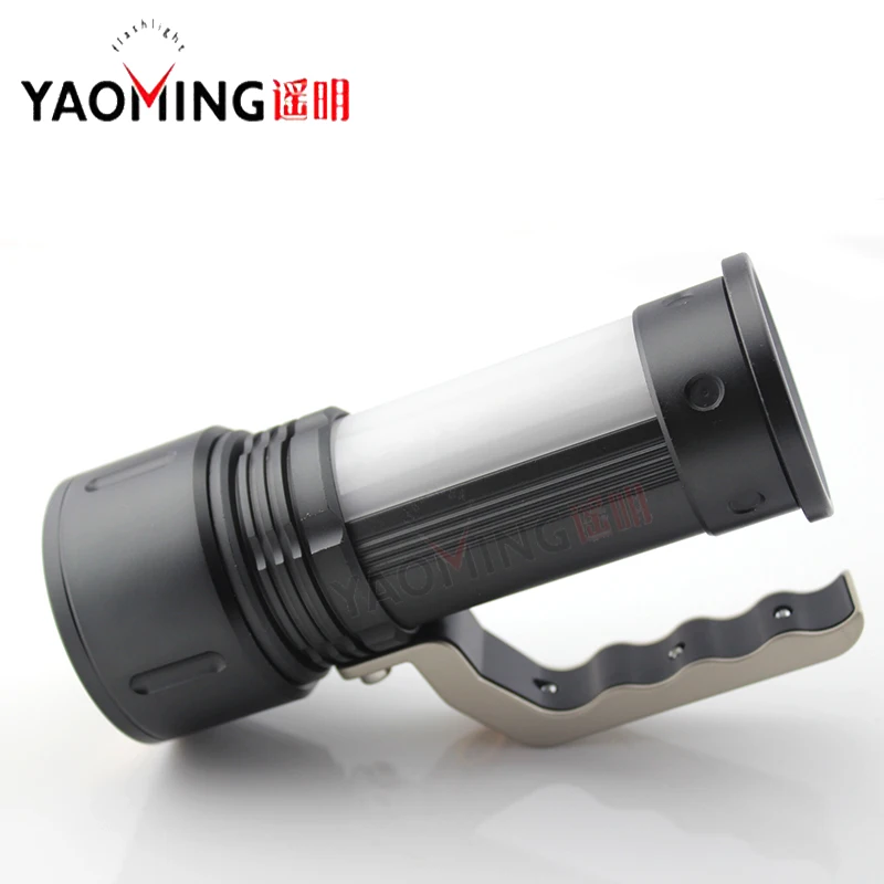 High Power Cree Led Hand Lamp Focus Adjustable Outdoor Camping Searchlight Waterproof Rechargeable Hand Lamp By 2*18650 Torch