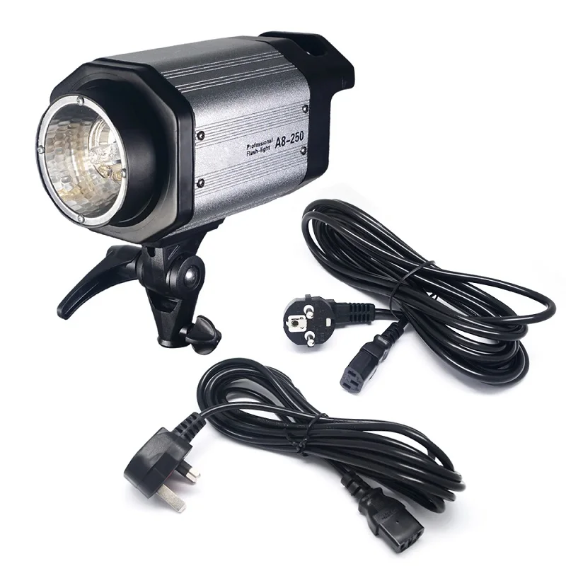 

Mcoplus MP-250 Monolight Studio Strobe Photo flash light with 51W Modeling Lamp for Studio, Location and Portrait Photography