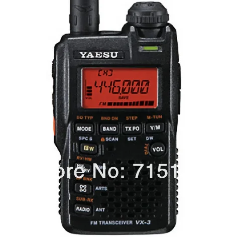 Yaesu VX-3R радио ультра-компактный Двухдиапазонный портативный радиопередатчик FM/двухстороннее радио/yaesu interphone