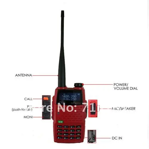 Новое поступление TYT TH-UVF9 двухдиапазонный VHF/UHF 136-174 МГц и 400-470 МГц 5 Вт портативный двухсторонний радиоприемник