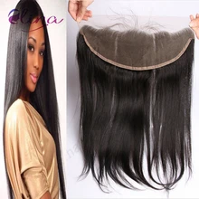 13×4 Lace Frontal Closure Bleached Knots Straight Virgin Hair Top Frontal Brazilian Lace Frontals With Baby Hair From Ear To Ear