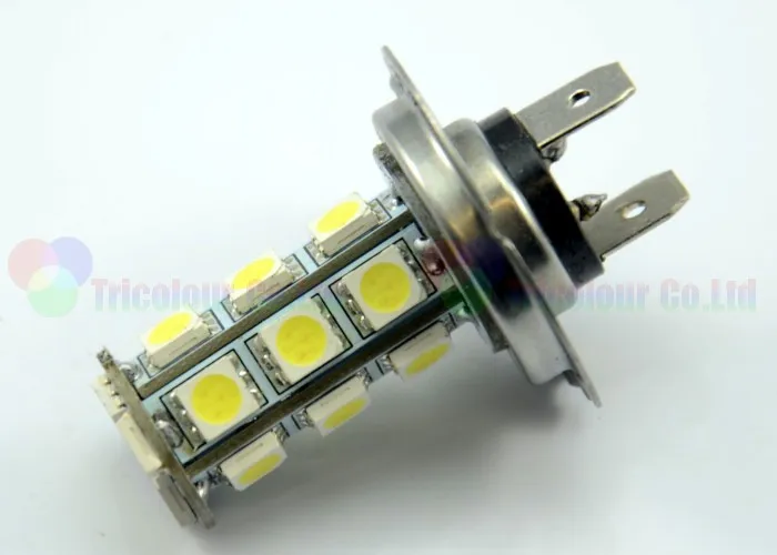 AutoEC H7 18 smd 5050 Светодиодные фары buld противотуманная фара H7 5050 smd Автомобильная лампочка белые дневные ходовые огни 12 V Белый Синий 30 шт./лот# LJ10