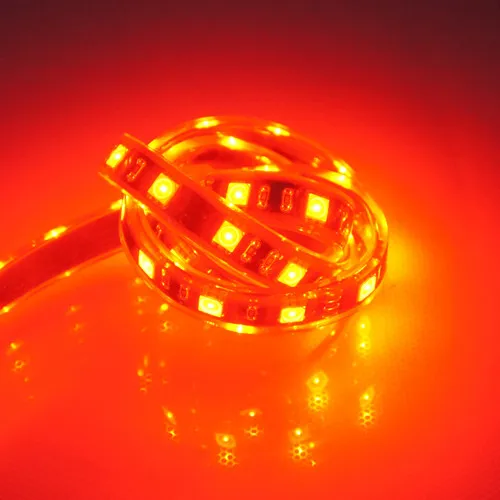 Waterproof-IP68 5 м DC 12 В SMD5050 гибкий светодиодный полосы 60 светодиодный ы за метр, белый, красный, зеленый, синий, желтый, RGB, черный фон