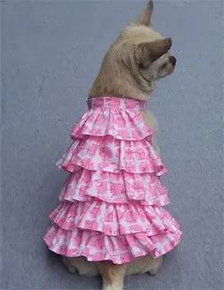 Sweety собака летнее платье юбка собаки щенок торт платье собака платье собака летней одежды любимая одежда, щенок одежда(розовый, желтый