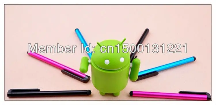 100 шт/лот универсальный стилус с сенсорным экраном для iPad iPhone samsung Tablet, всех мобильных телефонов, планшетных ПК