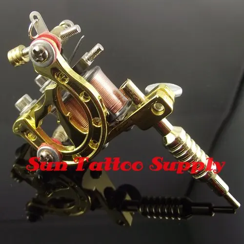 Luck 7 mini Black tattoo machine pendant,tattoo gun pendant