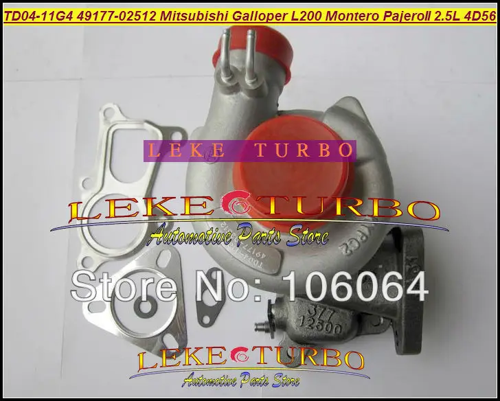 TD04-11G-4 49177-02512 Mitsubishi Galloper Tci L200 Montero Pajero II 2.5LD 4D56Q EC 4D56 water cooled (3)