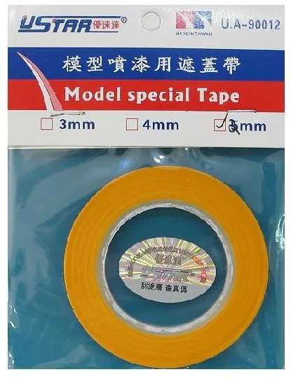 10 шт/партия u-звезда UA-90012-02 модель маскировки Tape-2mm