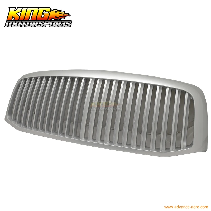 Для 06 07 08 Dodge Ram 1500 2500 Ram 3500 Передняя вертикальные Серебряные Гриль Капот Решетка США Внутренний Горячий Продавать